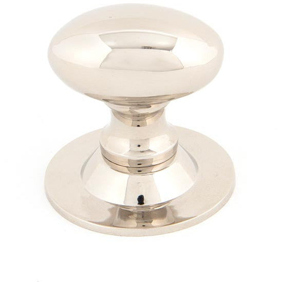 From The Anvil - Oval Cabinet Knob 33mm - Polished Nickel - 83886 - Choice Handles