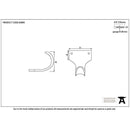 From The Anvil - Sash Lift - Black - 83890 - Choice Handles