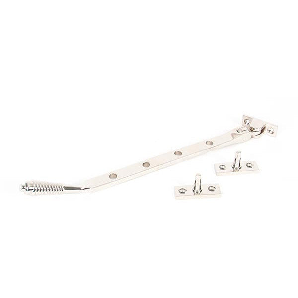 From The Anvil - 10" Reeded Stay - Polished Nickel - 83902 - Choice Handles