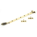From The Anvil - 12" Reeded Stay - Aged Brass - 83909 - Choice Handles