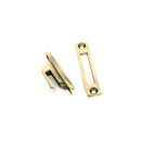 From The Anvil - Locking Reeded Fastener - Aged Brass - 83917 - Choice Handles