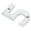 From The Anvil - Numeral 5 - Satin Chrome - 83925 - Choice Handles