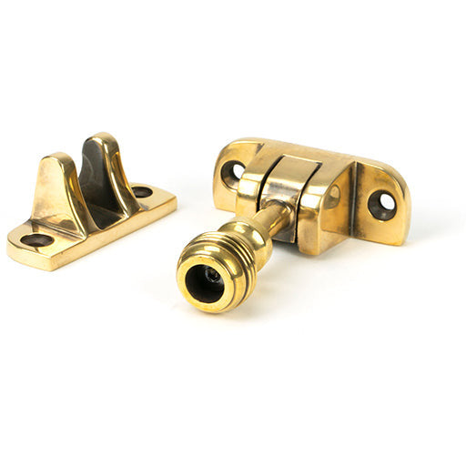 From The Anvil - Prestbury Brighton Fastener (Radiused) - Aged Brass - 83931 - Choice Handles