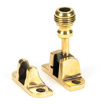 From The Anvil - Prestbury Brighton Fastener (Radiused) - Aged Brass - 83931 - Choice Handles