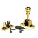 From The Anvil - Mushroom Brighton Fastener (Radiused) - Aged Brass - 83933 - Choice Handles