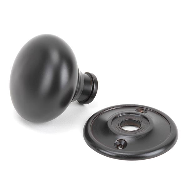From The Anvil - Mushroom Mortice/Rim Knob Set - Aged Bronze - 83944 - Choice Handles