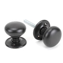 From The Anvil - Mushroom Mortice/Rim Knob Set - Aged Bronze - 83944 - Choice Handles