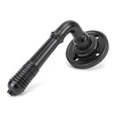 From The Anvil - Reeded Lever on Rose Set - Aged Bronze - 83957 - Choice Handles