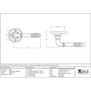 From The Anvil - Reeded Lever on Rose Set - Aged Bronze - 83957 - Choice Handles