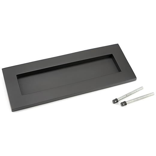 From The Anvil - Small Letter Plate - Aged Bronze - 83961 - Choice Handles