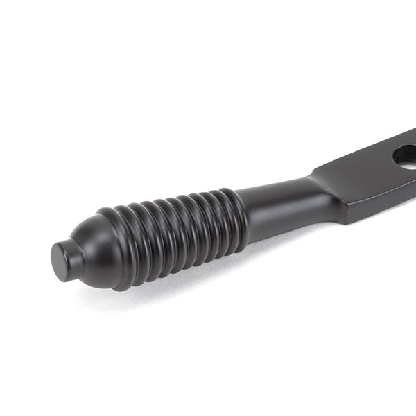 From The Anvil - 8" Reeded Stay - Aged Bronze - 83968 - Choice Handles