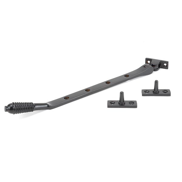 From The Anvil - 10" Reeded Stay - Aged Bronze - 83969 - Choice Handles