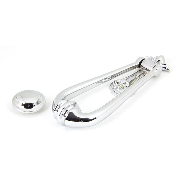 From The Anvil - Loop Door Knocker - Polished Chrome - 90018 - Choice Handles