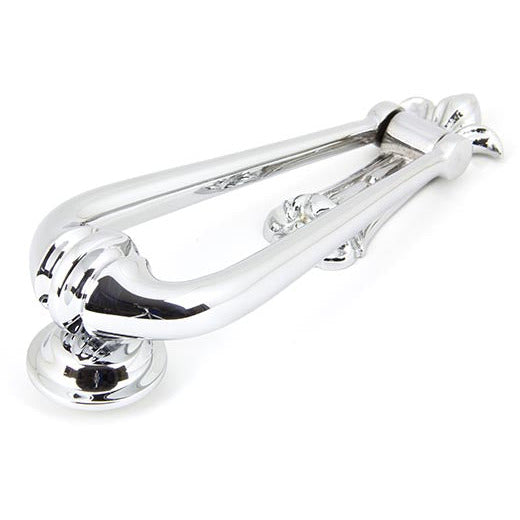From The Anvil - Loop Door Knocker - Polished Chrome - 90018 - Choice Handles