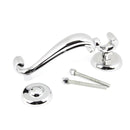 From The Anvil - Doctors Door Knocker - Polished Chrome - 90019 - Choice Handles