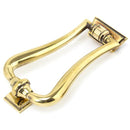 From The Anvil - Slimline Art Deco Door Knocker - Aged Brass - 90028 - Choice Handles