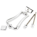 From The Anvil - Slimline Art Deco Door Knocker - Polished Chrome - 90033 - Choice Handles