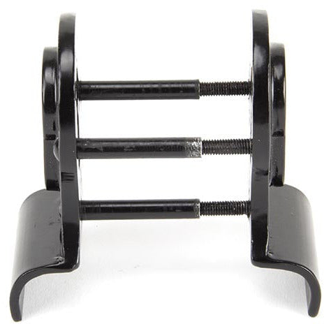 From The Anvil - Euro Door Pull (Back to Back fixings) - Black - 90039 - Choice Handles