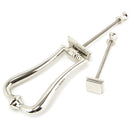 From The Anvil - Slimline Art Deco Door Knocker - Polished Nickel - 90042 - Choice Handles