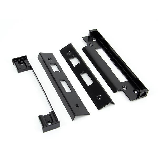 From The Anvil - ½" Euro Sash Lock Rebate Kit - Black - 90057 - Choice Handles