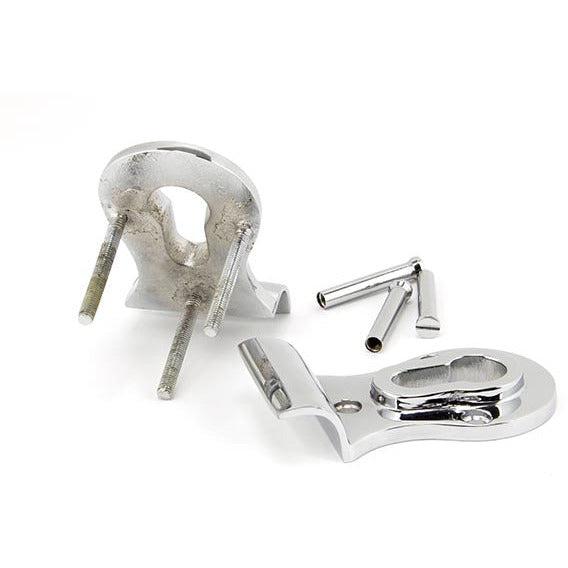 From The Anvil - 50mm Euro Door Pull (Back to Back fixings) - Polished Chrome - 90066 - Choice Handles