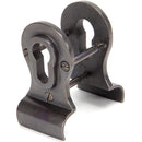 From The Anvil - 50mm Euro Door Pull (Back to Back fixings) - Aged Bronze - 90067 - Choice Handles