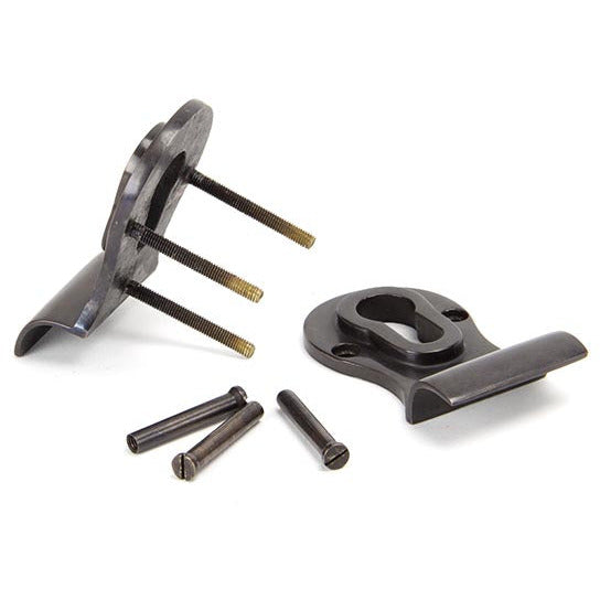 From The Anvil - 50mm Euro Door Pull (Back to Back fixings) - Aged Bronze - 90067 - Choice Handles