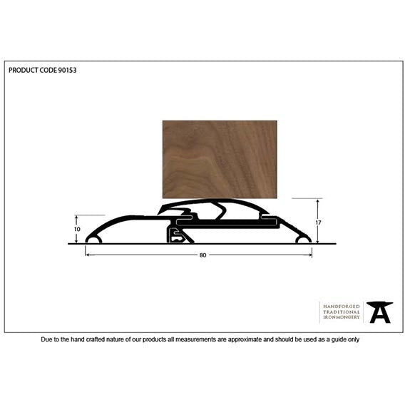 From The Anvil - 1219mm Threshex Sill - Black - 90153 - Choice Handles