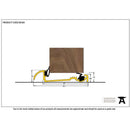 From The Anvil - 1219mm Macclex 15/2 Threshold - Gold - 90160 - Choice Handles