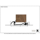 From The Anvil - 914mm Macclex 15/2 Threshold - Black - 90165 - Choice Handles