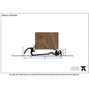 From The Anvil - 2134mm Macclex 15/2 Threshold - Black - 90168 - Choice Handles