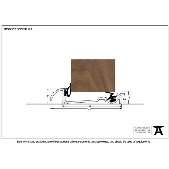 From The Anvil - 1829mm Macclex 15/56 Threshold - Aluminium - 90172 - Choice Handles