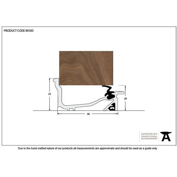 From The Anvil - 1219mm Macclex Lowline Sill - Aluminium - 90183 - Choice Handles