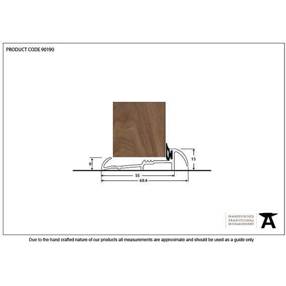 From The Anvil - 914mm OUM/4 Threshold - Aluminium - 90190 - Choice Handles