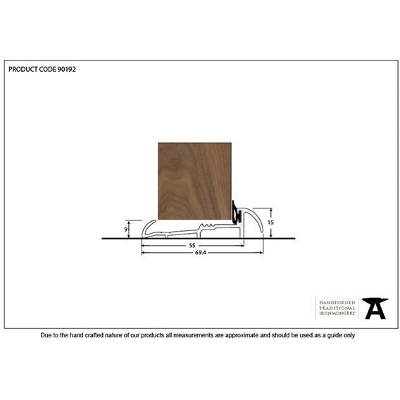 From The Anvil - 1829mm OUM/4 Threshold - Aluminium - 90192 - Choice Handles