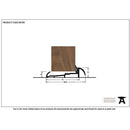 From The Anvil - 914mm OUM/4 Threshold - Black - 90194 - Choice Handles