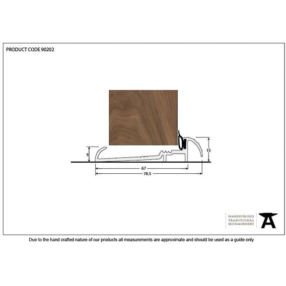 From The Anvil - 1219mm OUM/6 Threshold - Aluminium - 90202 - Choice Handles
