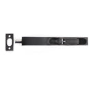 From The Anvil - 6" Flush Bolt - Black - 90266 - Choice Handles