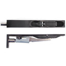 From The Anvil - 6" Flush Bolt - Black - 90266 - Choice Handles