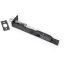 From The Anvil - 6" Flush Bolt - Black - 90266 - Choice Handles