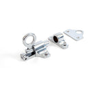 From The Anvil - Fanlight Catch + Two Keeps - Lacquered Brass - 90268 - Choice Handles