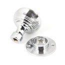 From The Anvil - Heavy Beehive Mortice/Rim Knob Set - Polished Chrome - 90273 - Choice Handles