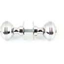 From The Anvil - 50mm Prestbury Mortice/Rim Knob Set - Polished Chrome - 90274 - Choice Handles