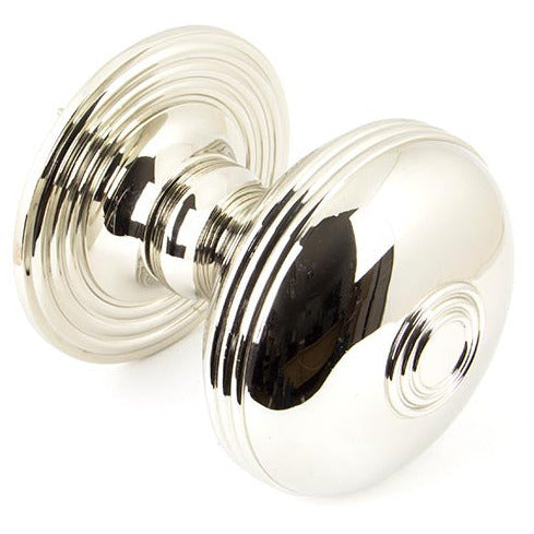 From The Anvil - Prestbury Centre Door Knob - Polished Nickel - 90276 - Choice Handles