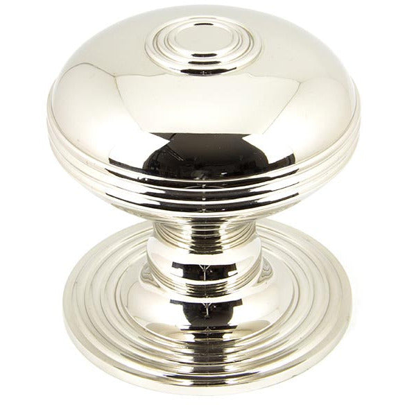 From The Anvil - Prestbury Centre Door Knob - Polished Nickel - 90276 - Choice Handles