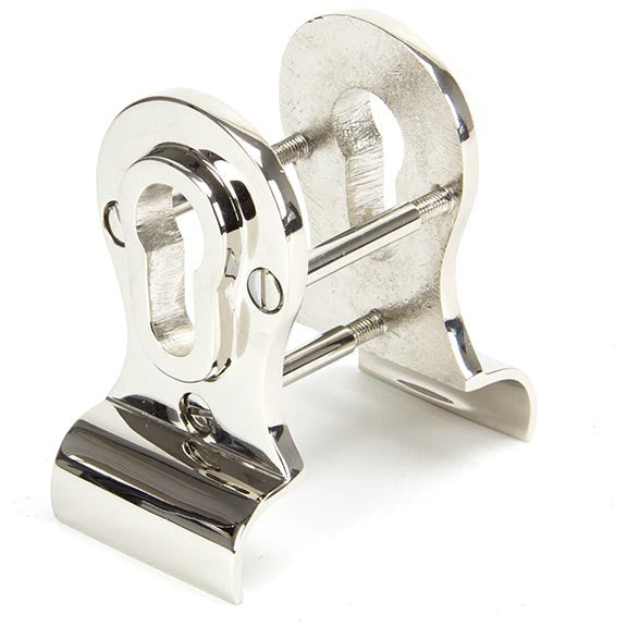 From The Anvil - 50mm Euro Door Pull (Back to Back fixings) - Polished Nickel - 90282 - Choice Handles