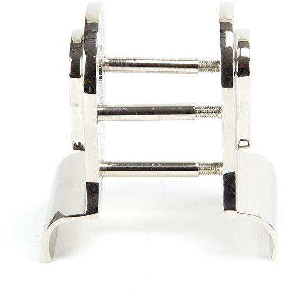 From The Anvil - 50mm Euro Door Pull (Back to Back fixings) - Polished Nickel - 90282 - Choice Handles