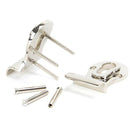 From The Anvil - 50mm Euro Door Pull (Back to Back fixings) - Polished Nickel - 90282 - Choice Handles