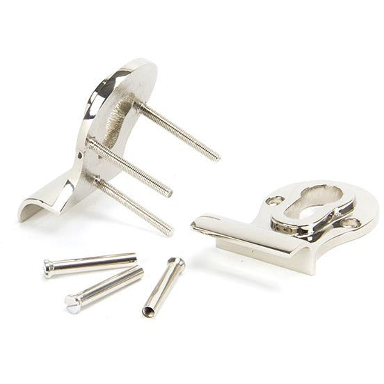 From The Anvil - 50mm Euro Door Pull (Back to Back fixings) - Polished Nickel - 90282 - Choice Handles