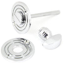 From The Anvil - Round Bathroom Thumbturn - Polished Chrome - 90284 - Choice Handles
